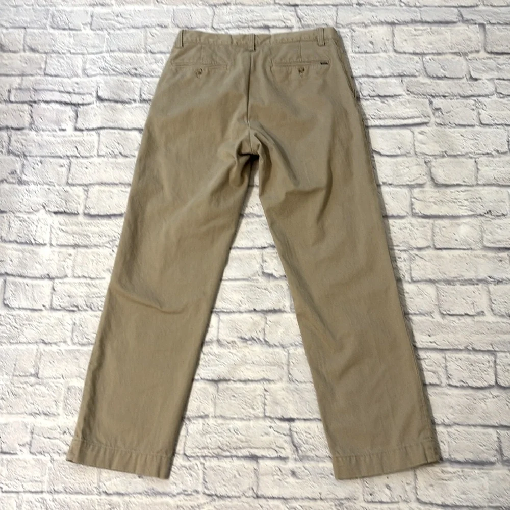 Polo Ralph Lauren Classic Fit Khaki Pants Plain Front Straight Leg Men’s 31 X 30